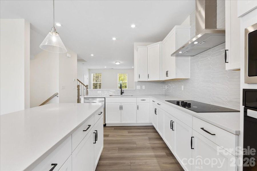 Abundance of cabinet / counter space