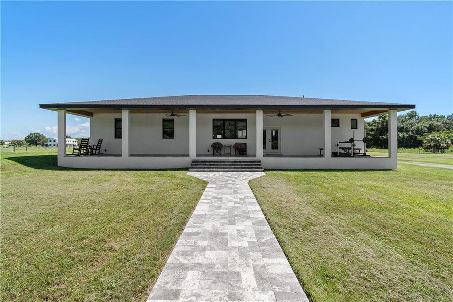 Exterior details and patio area of a home in , Palmetto (Image 22). Exterior details and patio area of a home in , Palmetto (Image 22).