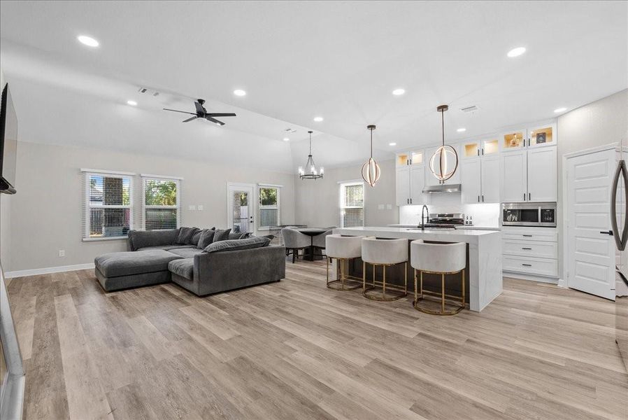 Furnished interior view inside a new home in , Houston (Image 10).