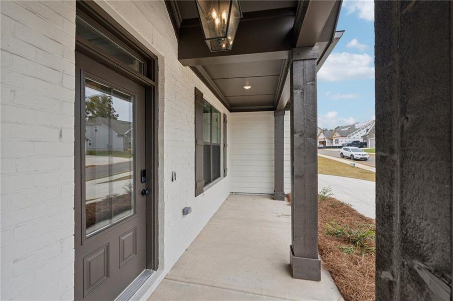 Exterior details and patio area of a home in Fowler Farms, Auburn (Image 24).