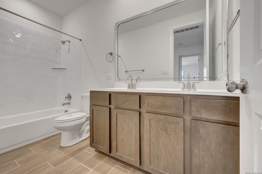 Furnished interior view inside a new home in Preserve at Annabelle Ranch, San Antonio (Image 13). Furnished interior view inside a new home in Preserve at Annabelle Ranch, San Antonio (Image 13).