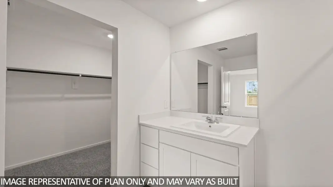 Furnished interior view inside a new home in The Canopies, Splendora (Image 5).