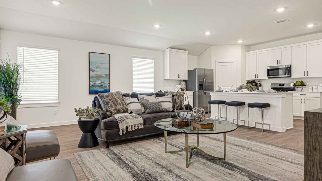 Furnished interior view inside a new home in Holly Ridge, Rosenberg (Image 17).