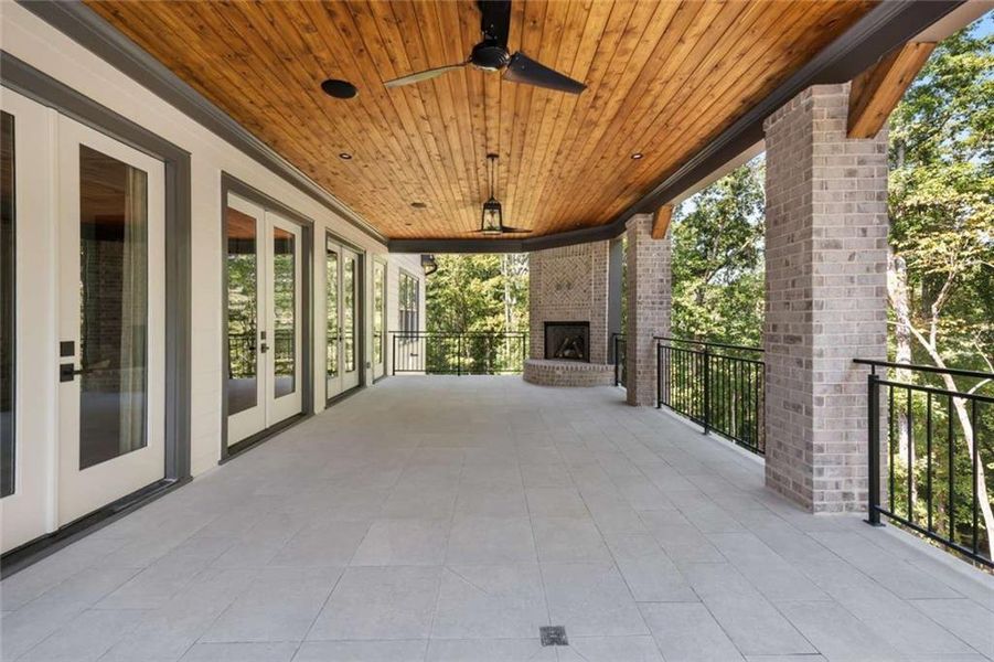 Exterior details and patio area of a home in , Alpharetta (Image 41). Exterior details and patio area of a home in , Alpharetta (Image 41).