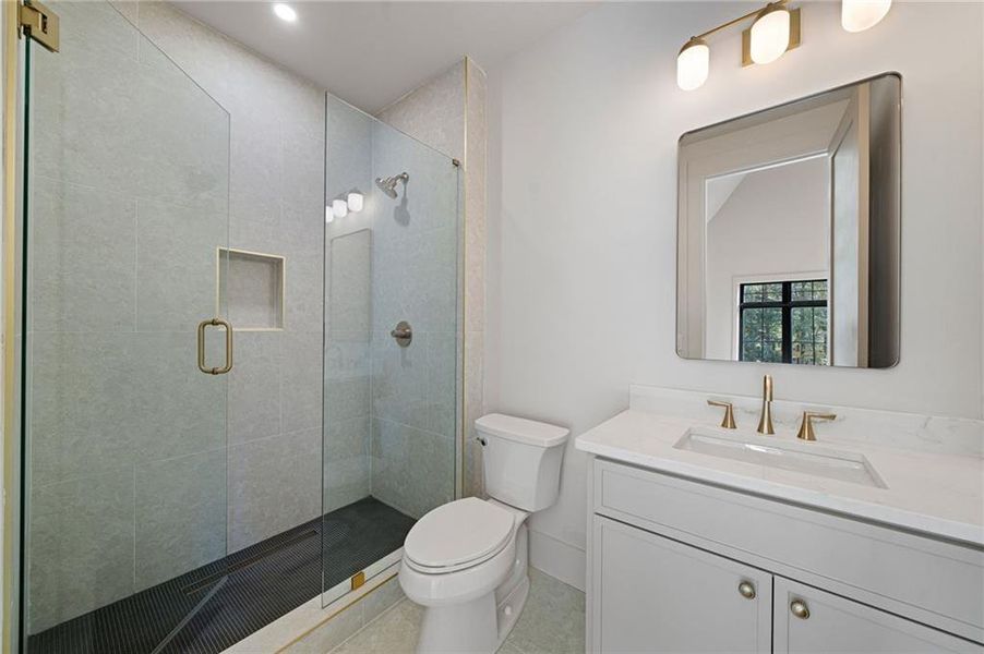 Furnished interior view inside a new home in , Atlanta (Image 18).
