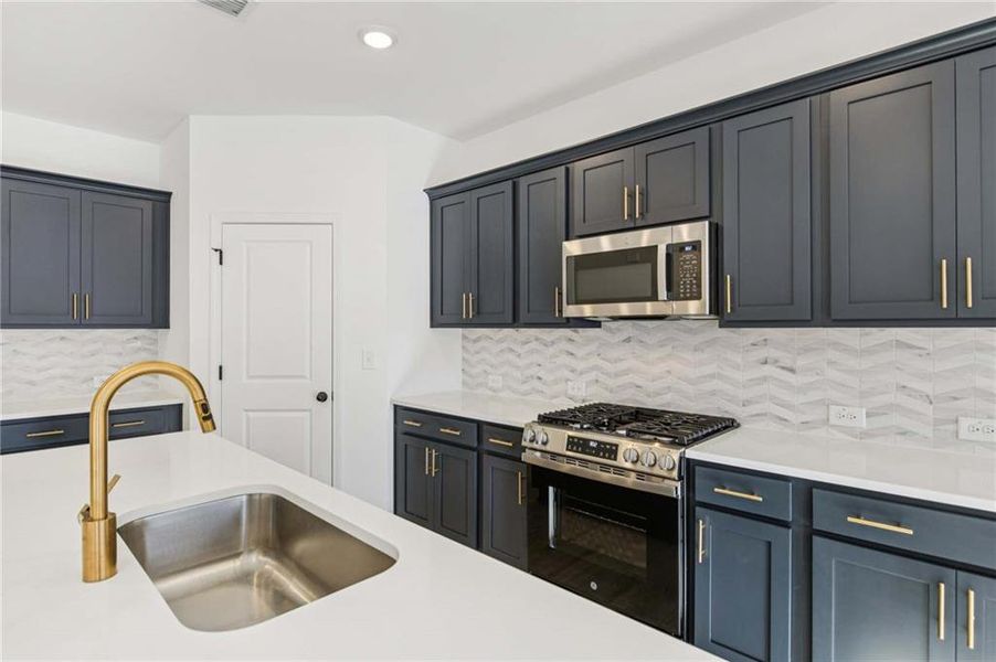 Furnished interior view inside a new home in The Estates at Casteel, Bethlehem (Image 14).