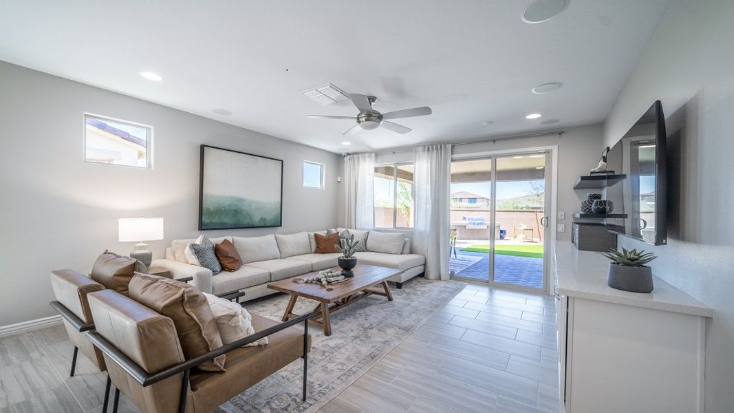 Furnished interior view inside a new home in Allen Ranches, Litchfield Park (Image 3).