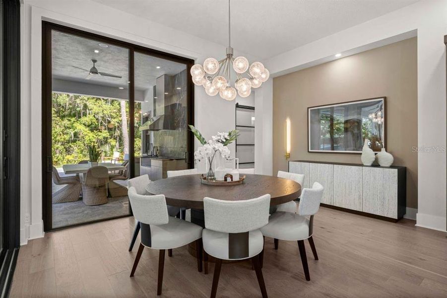 Furnished interior view inside a new home in , Ocala (Image 30).