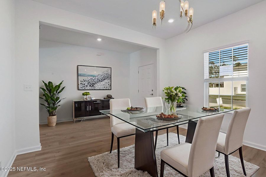 Furnished interior view inside a new home in Wilford Oaks, Orange Park (Image 8).