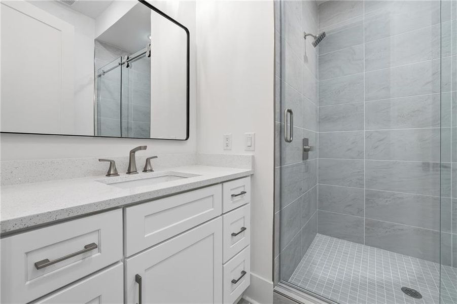 Furnished interior view inside a new home in , Alpharetta (Image 32).