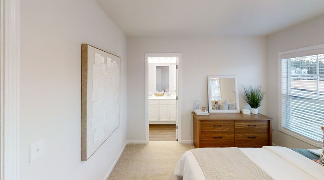 Furnished interior view inside a new home in Village at Boulware, Lugoff (Image 22). Furnished interior view inside a new home in Village at Boulware, Lugoff (Image 22).