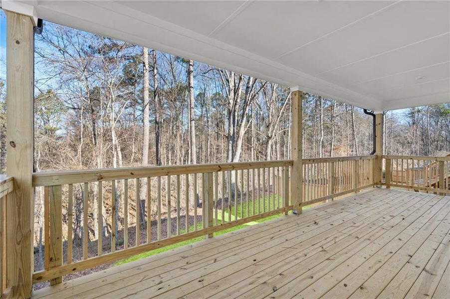 Exterior details and patio area of a home in Havencroft, Woodstock (Image 3).