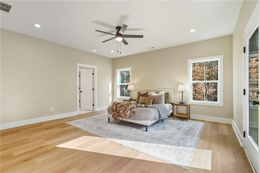 Furnished interior view inside a new home in , Ellijay (Image 36).