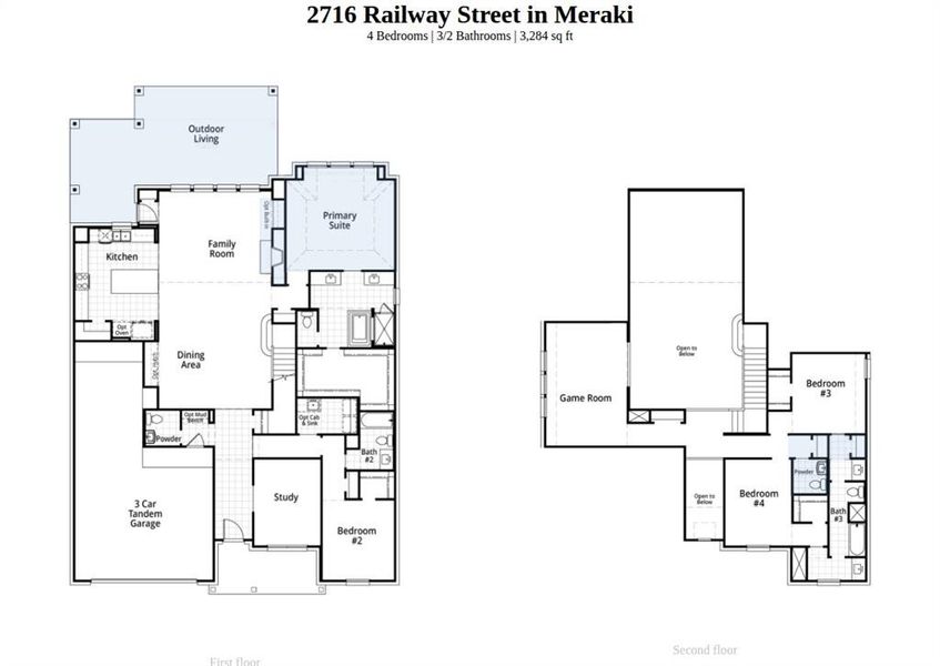 2D floor plan layout of this home in , Forney, TX (Image 3).