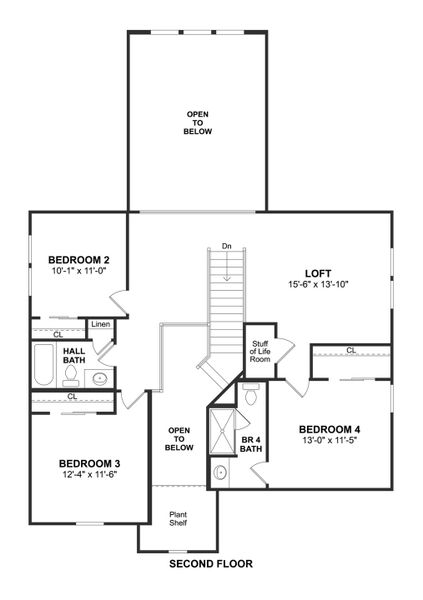 2D floor plan layout for the Omaha by K. Hovnanian® Homes in Kreymer at the Park, Wylie, TX (Image 5). 2D floor plan layout for the Omaha by K. Hovnanian® Homes in Kreymer at the Park, Wylie, TX (Image 5).