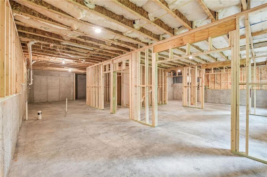 In-progress construction of a new home in Waterhaven, Cumming, GA (Image 44).