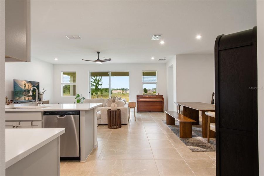 Furnished interior view inside a new home in Waterbrooke, Clermont (Image 44).