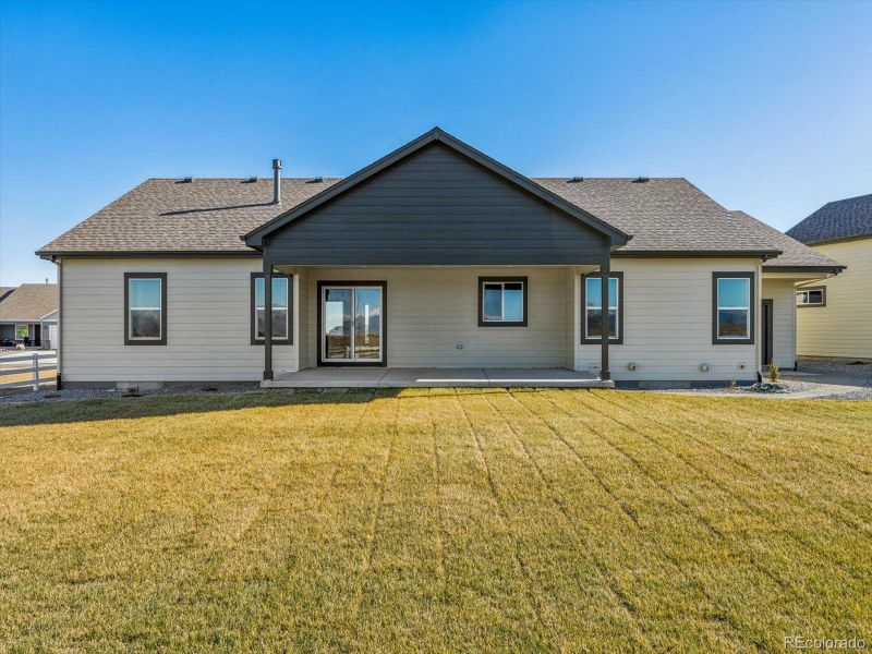 Exterior details and patio area of a home in , Dacono (Image 20).