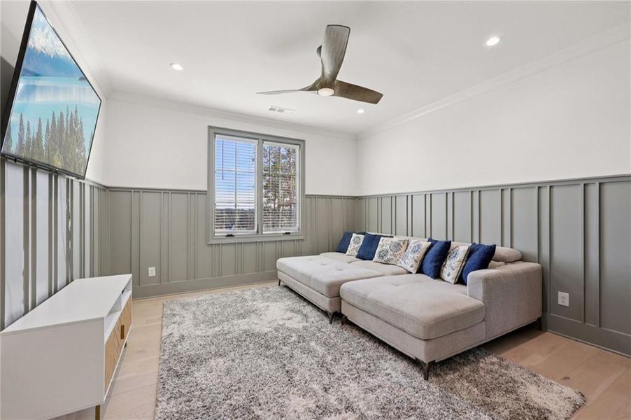 Furnished interior view inside a new home in , Suwanee (Image 43).