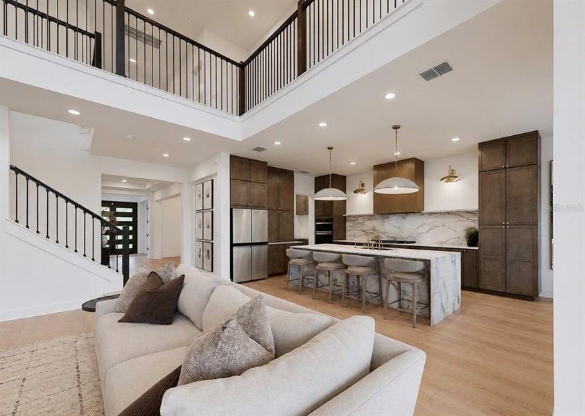 Furnished interior view inside a new home in , Apollo Beach (Image 16). Furnished interior view inside a new home in , Apollo Beach (Image 16).