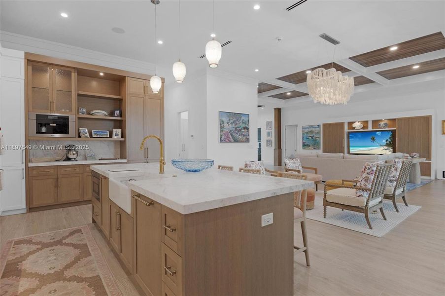 Furnished interior view inside a new home in , Key Largo (Image 3).