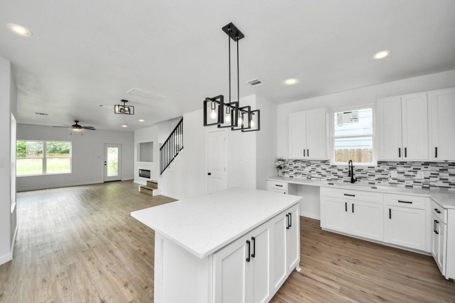 Furnished interior view inside a new home in , Houston (Image 13).