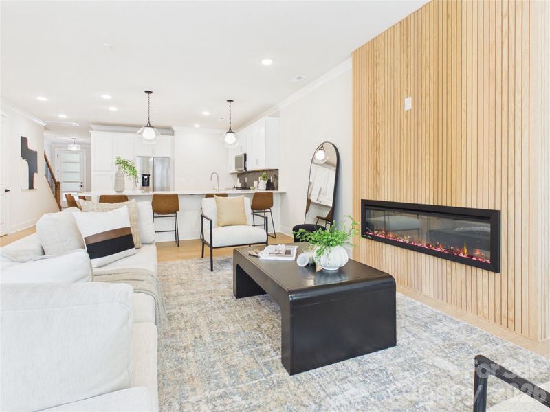 Furnished interior view inside a new home in , Charlotte (Image 14).