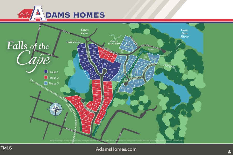 Falls of the Cape Site Map Falls of the Cape Site Map