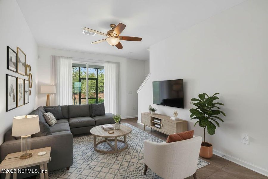 Furnished interior view inside a new home in , St. Augustine (Image 8).