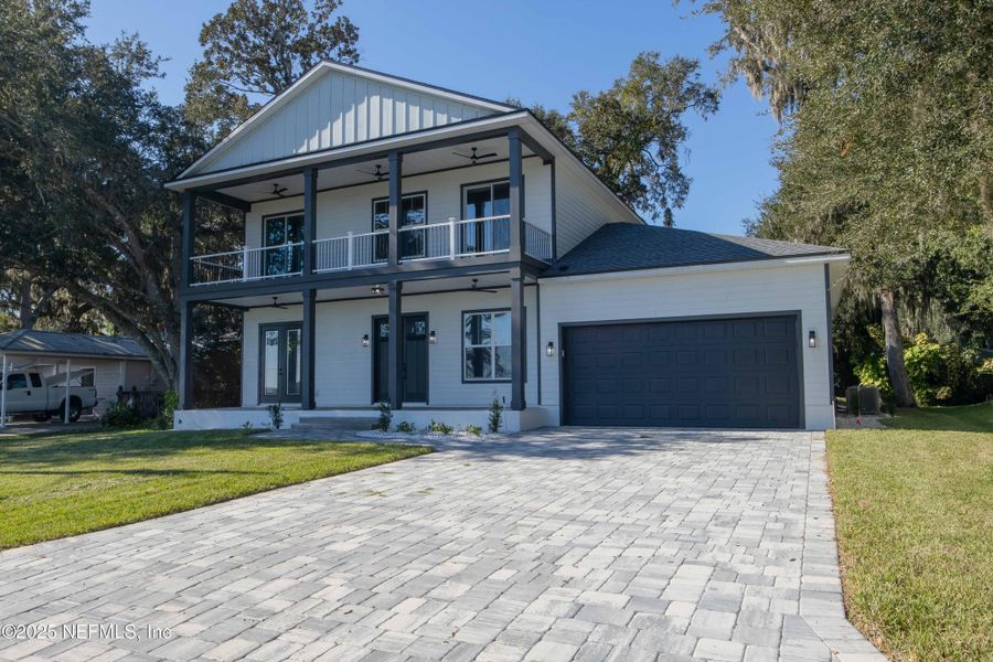 Front exterior of a new home in , St. Augustine, FL, highlighting curb appeal (Image 35). Front exterior of a new home in , St. Augustine, FL, highlighting curb appeal (Image 35).