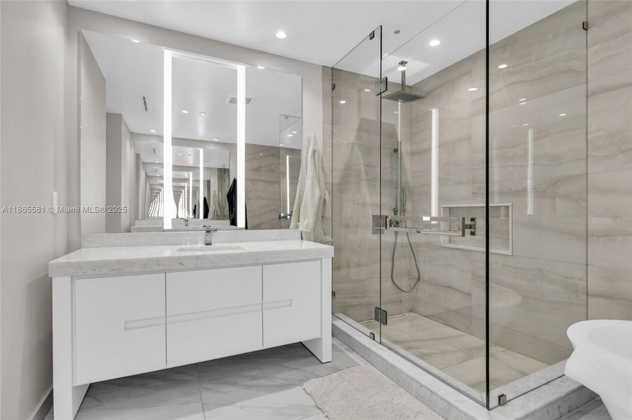 Furnished interior view inside a new home in , Boca Raton (Image 3).