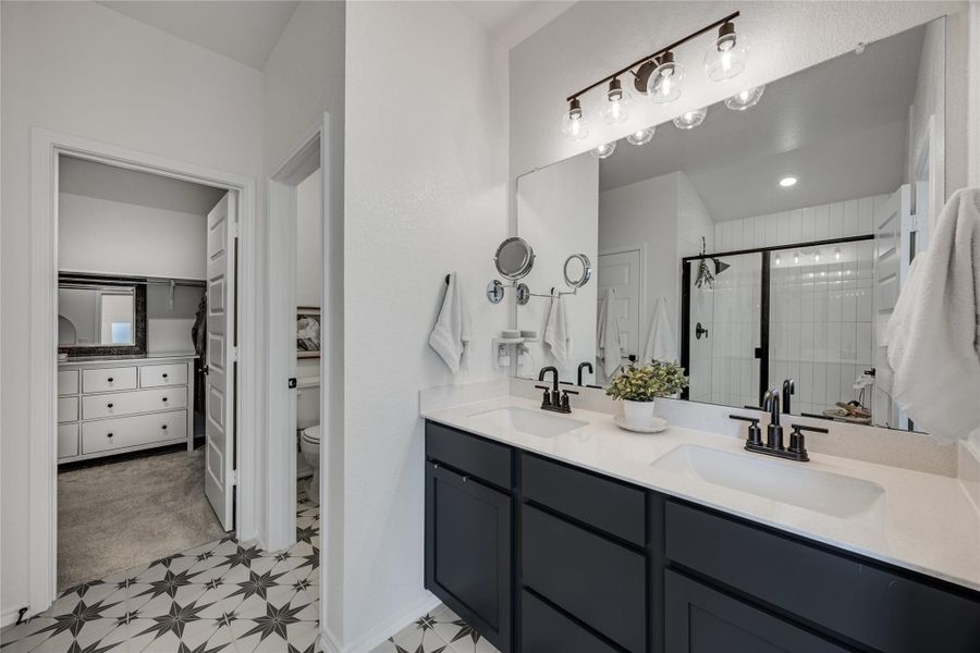 Furnished interior view inside a new home in Retreat at San Gabriel, Georgetown (Image 23).