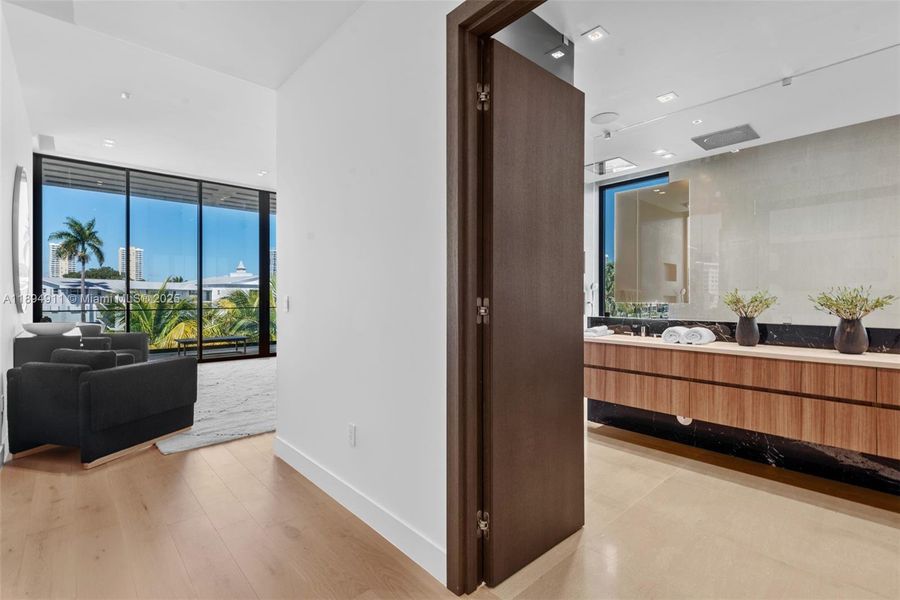 Furnished interior view inside a new home in , Hallandale Beach (Image 6).