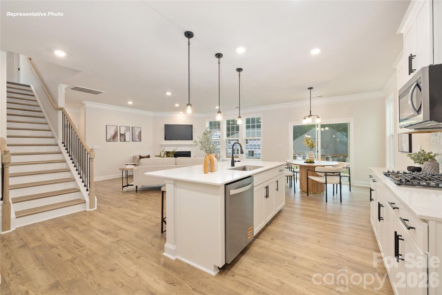 Furnished interior view inside a new home in Brantley, Mooresville (Image 15).