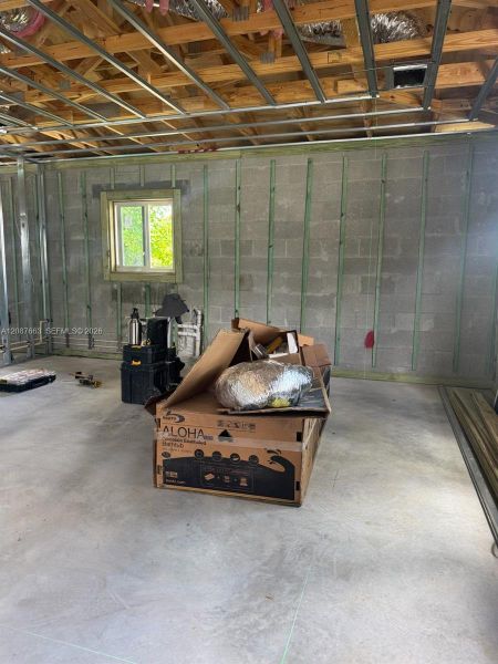 In-progress construction of a new home in , Miami Gardens, FL (Image 4).