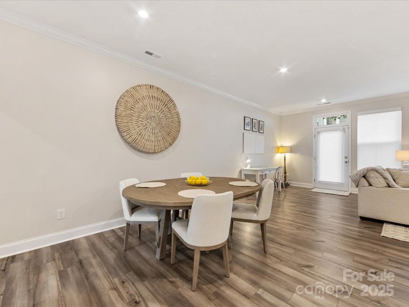 Furnished interior view inside a new home in Towns at Rea Colony, Charlotte (Image 30).