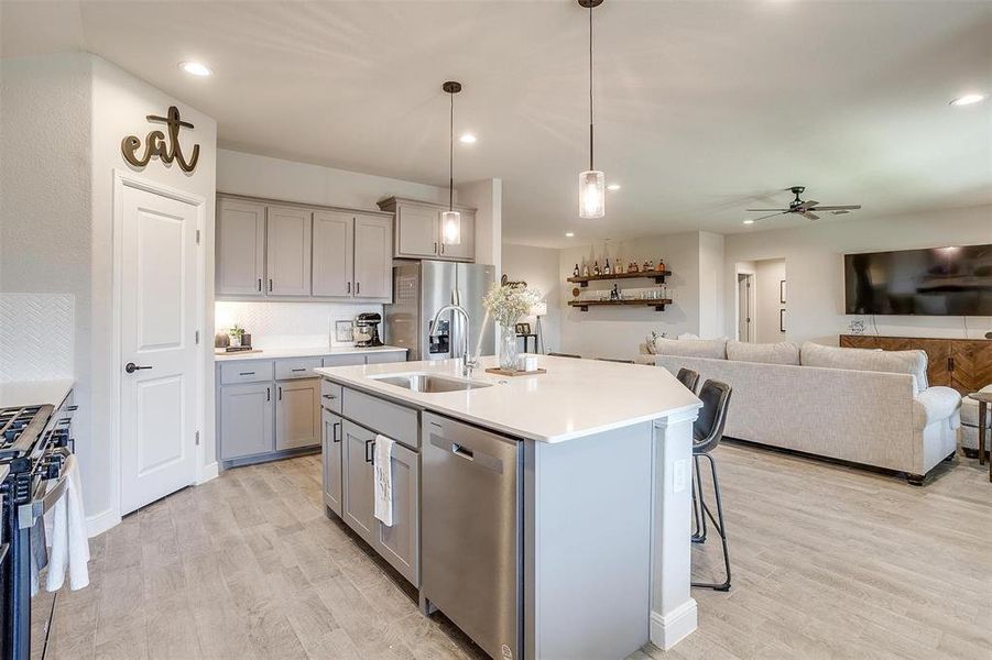 Furnished interior view inside a new home in , Cedar Hill (Image 28). Furnished interior view inside a new home in , Cedar Hill (Image 28).