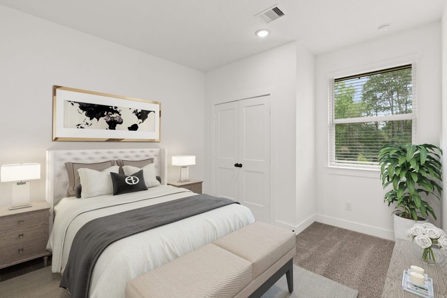 Furnished interior view inside a new home in The Woodlands Hills, Willis (Image 9). Furnished interior view inside a new home in The Woodlands Hills, Willis (Image 9).