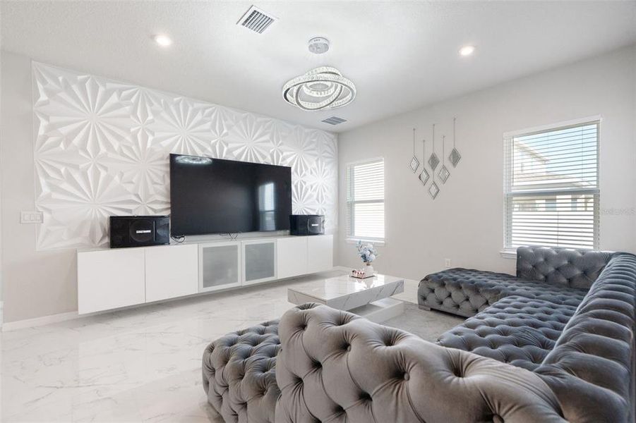 Furnished interior view inside a new home in , Wesley Chapel (Image 19).