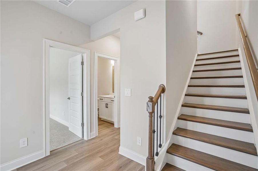 Spacious, unfurnished interior of a new home in Hemingway - Highland Series, Cumming (Image 31). Spacious, unfurnished interior of a new home in Hemingway - Highland Series, Cumming (Image 31).