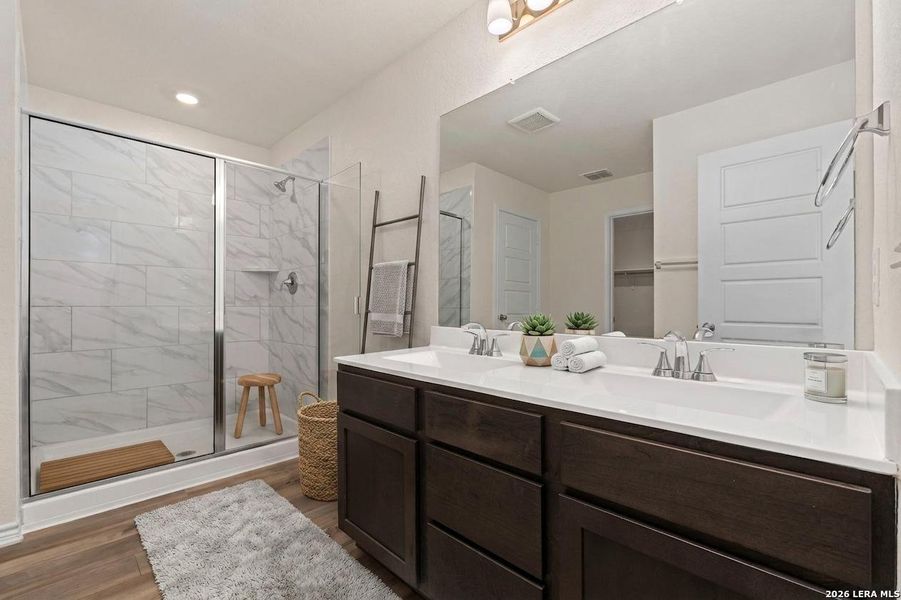 Furnished interior view inside a new home in Parklands, Schertz (Image 7).