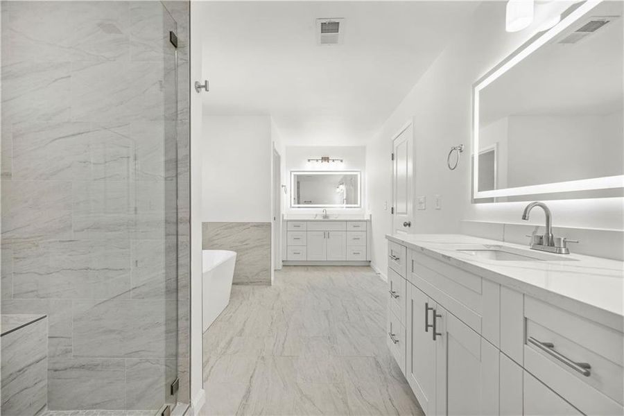 Furnished interior view inside a new home in , Covington (Image 16).