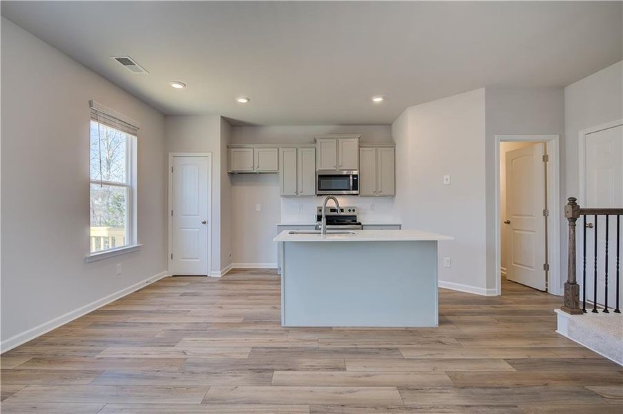 Furnished interior view inside a new home in Chapel Hill, Newnan (Image 5). Furnished interior view inside a new home in Chapel Hill, Newnan (Image 5).
