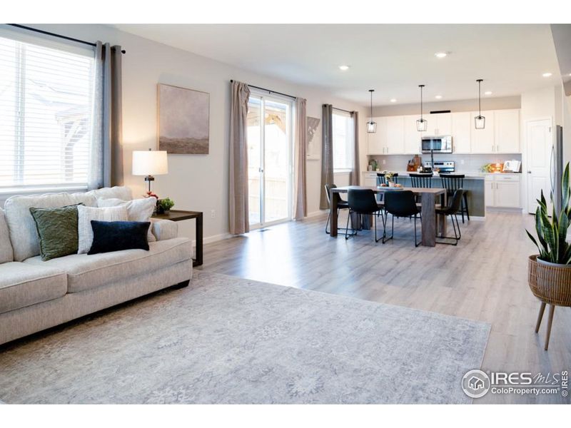 View towards Eating Space and Kitchen View towards Eating Space and Kitchen