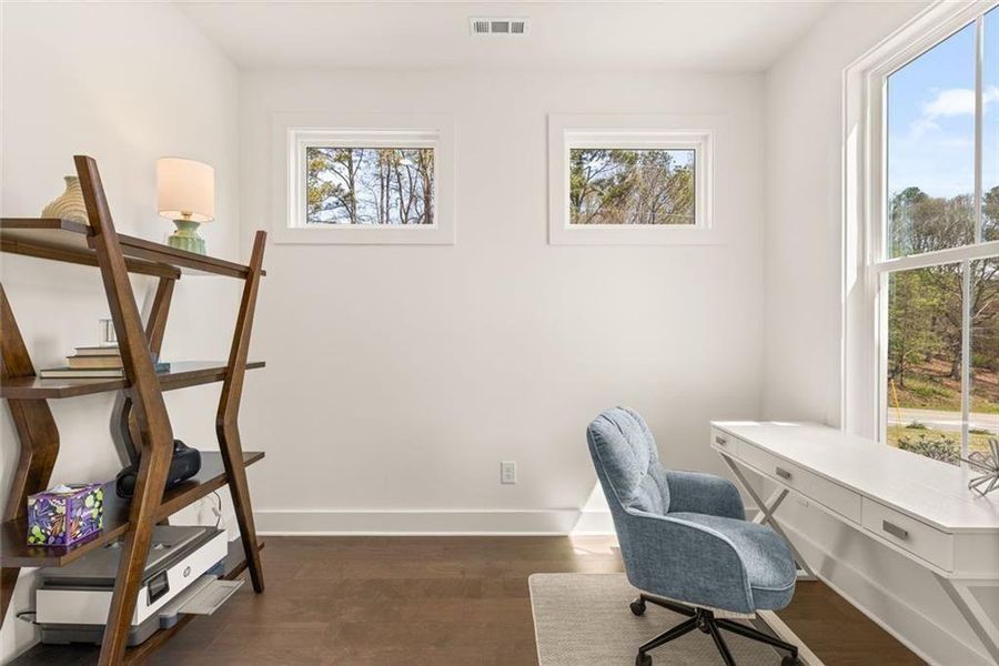 Furnished interior view inside a new home in , Gainesville (Image 38).