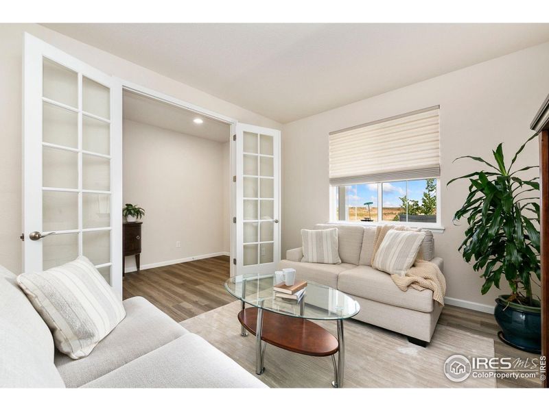 main level office or living room