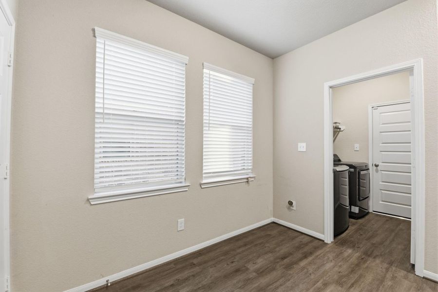 Spacious, unfurnished interior of a new home in Legends Bay, Baytown (Image 22). Spacious, unfurnished interior of a new home in Legends Bay, Baytown (Image 22).