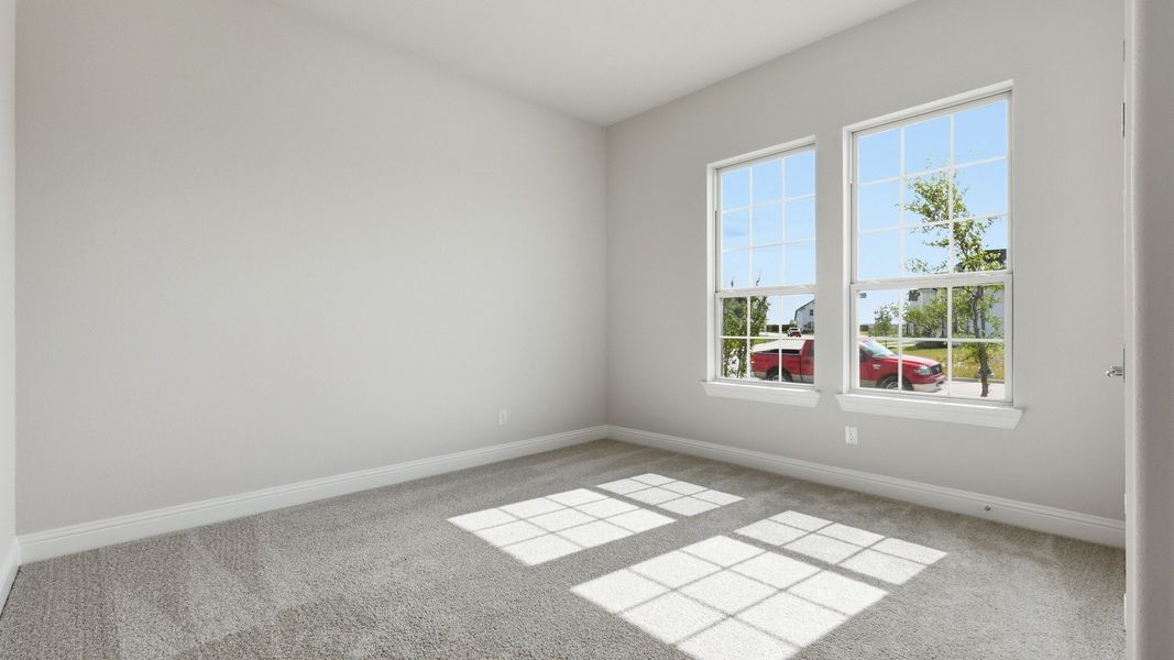 Furnished interior view inside a new home in Green Meadows Classic, Celina (Image 8). Furnished interior view inside a new home in Green Meadows Classic, Celina (Image 8).