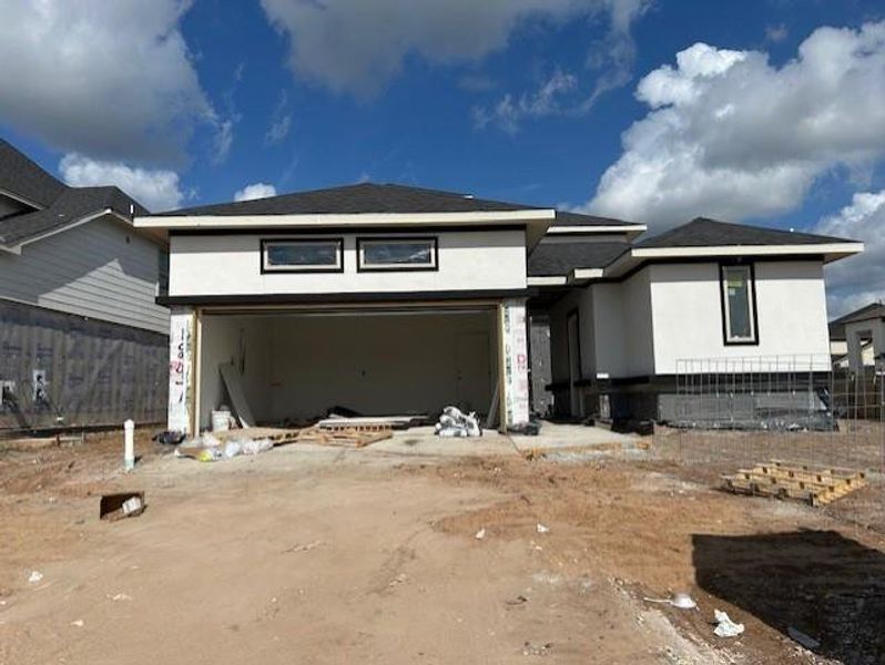 In-progress construction of a new home in Sienna 45', 50', Missouri City, TX (Image 11).