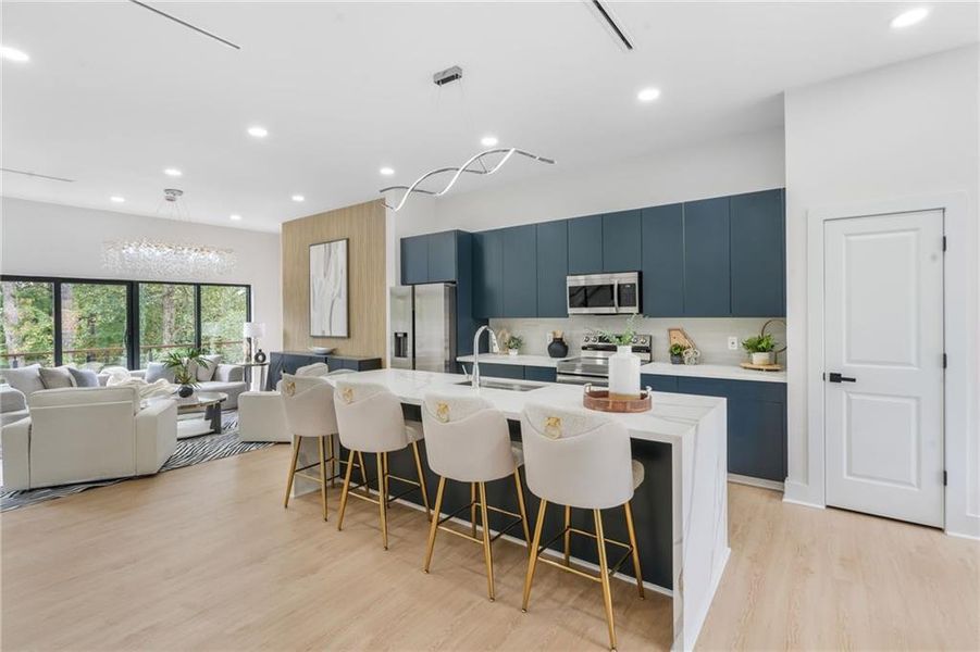 Furnished interior view inside a new home in , Decatur (Image 9). Furnished interior view inside a new home in , Decatur (Image 9).
